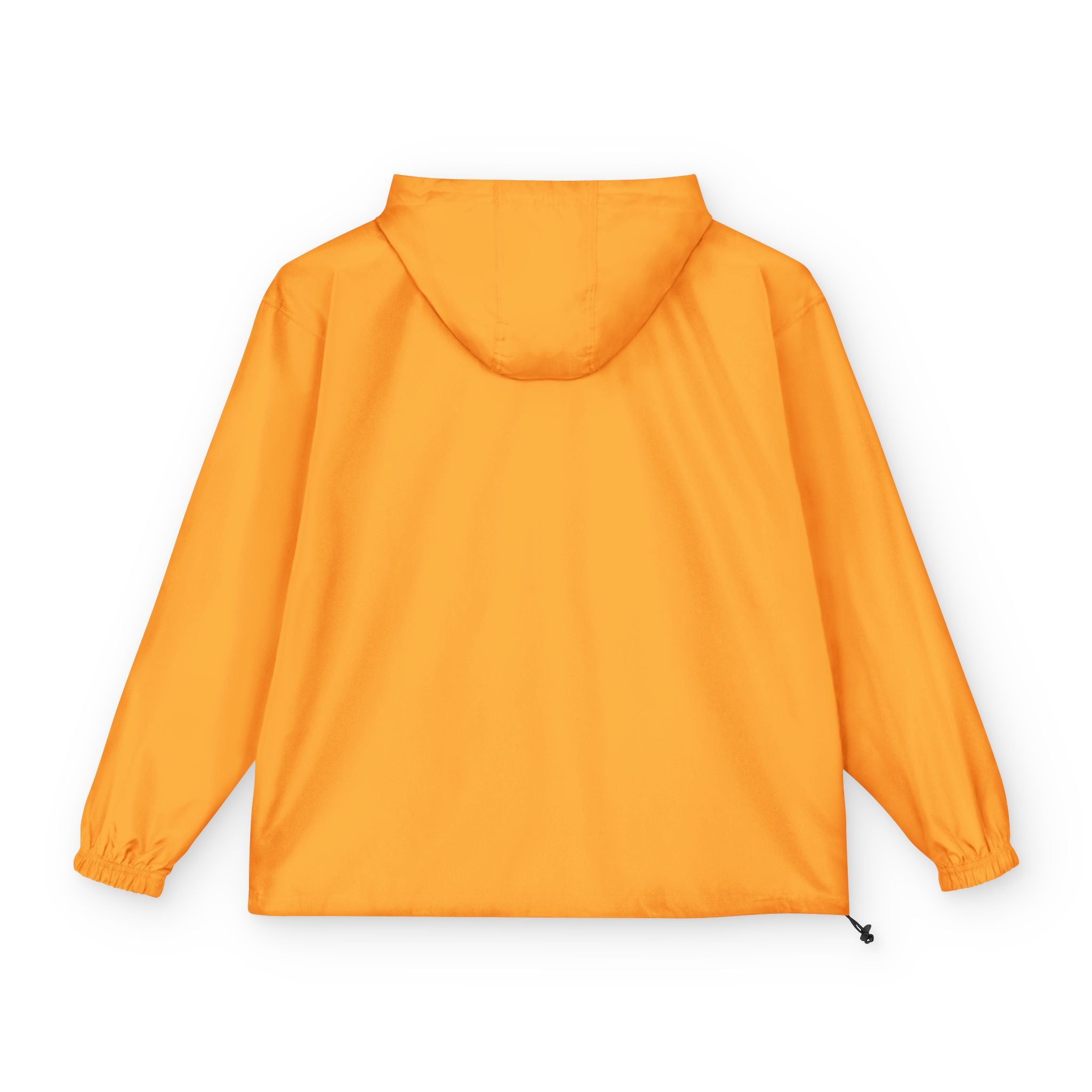 Orange Packable Anorak Jacket with Floral Chest Patch