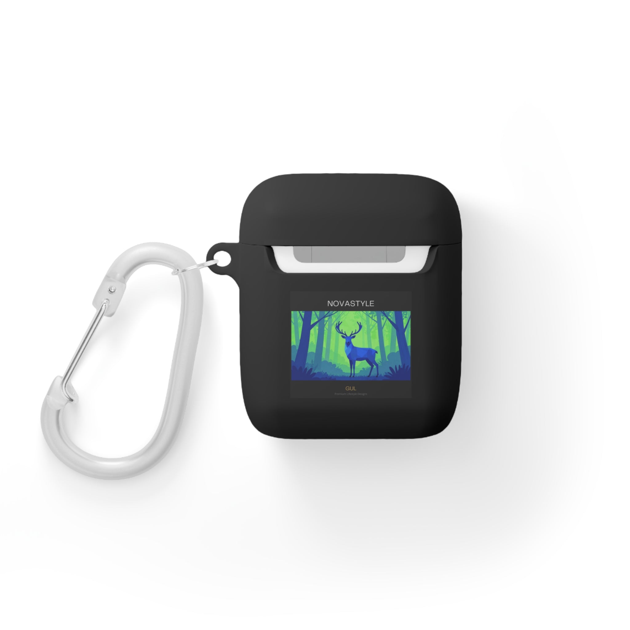 AirPods Case — Retro Sunset Van & Forest Deer Prints