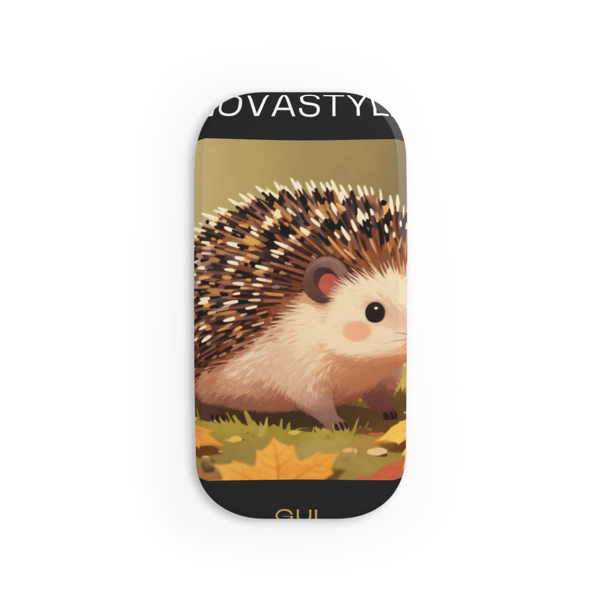 Hedgehog Phone Grip β Cute Fall Woodland Click-On Stand