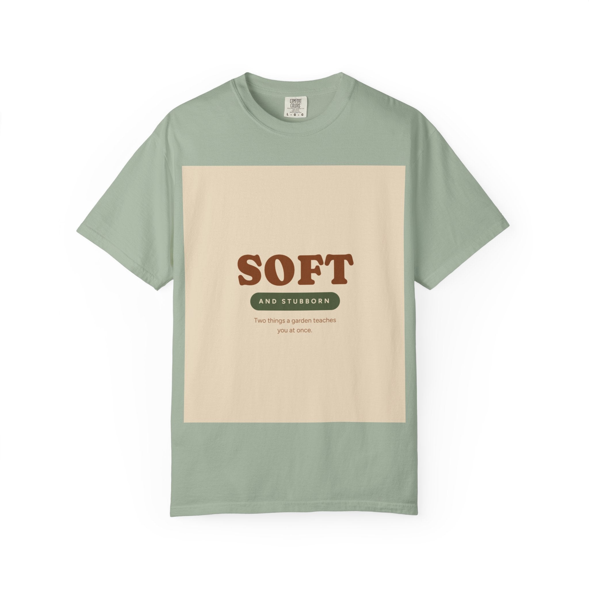 Soft and Stubborn T-Shirt — Retro Cream Graphic Tee