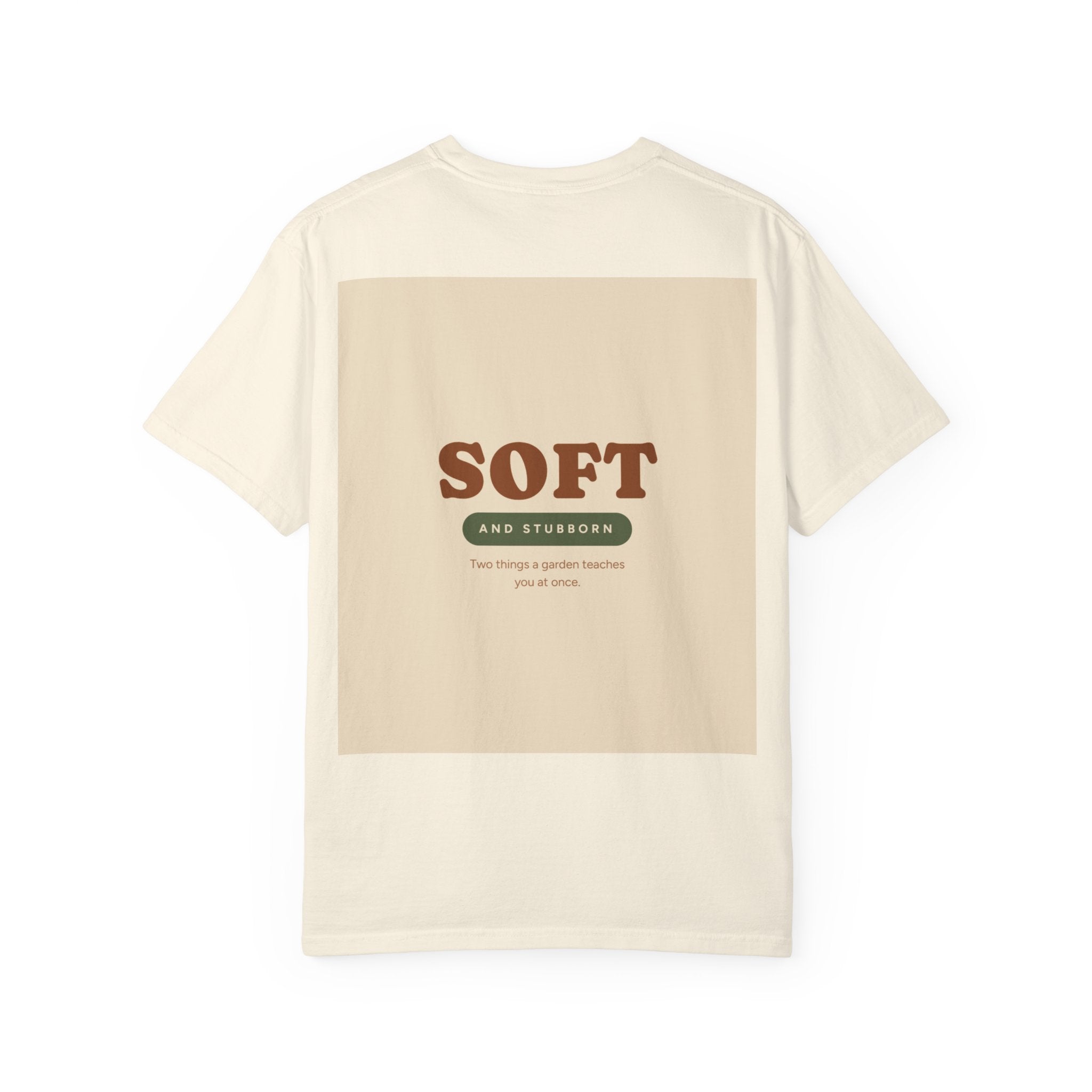 Soft and Stubborn T-Shirt — Retro Cream Graphic Tee