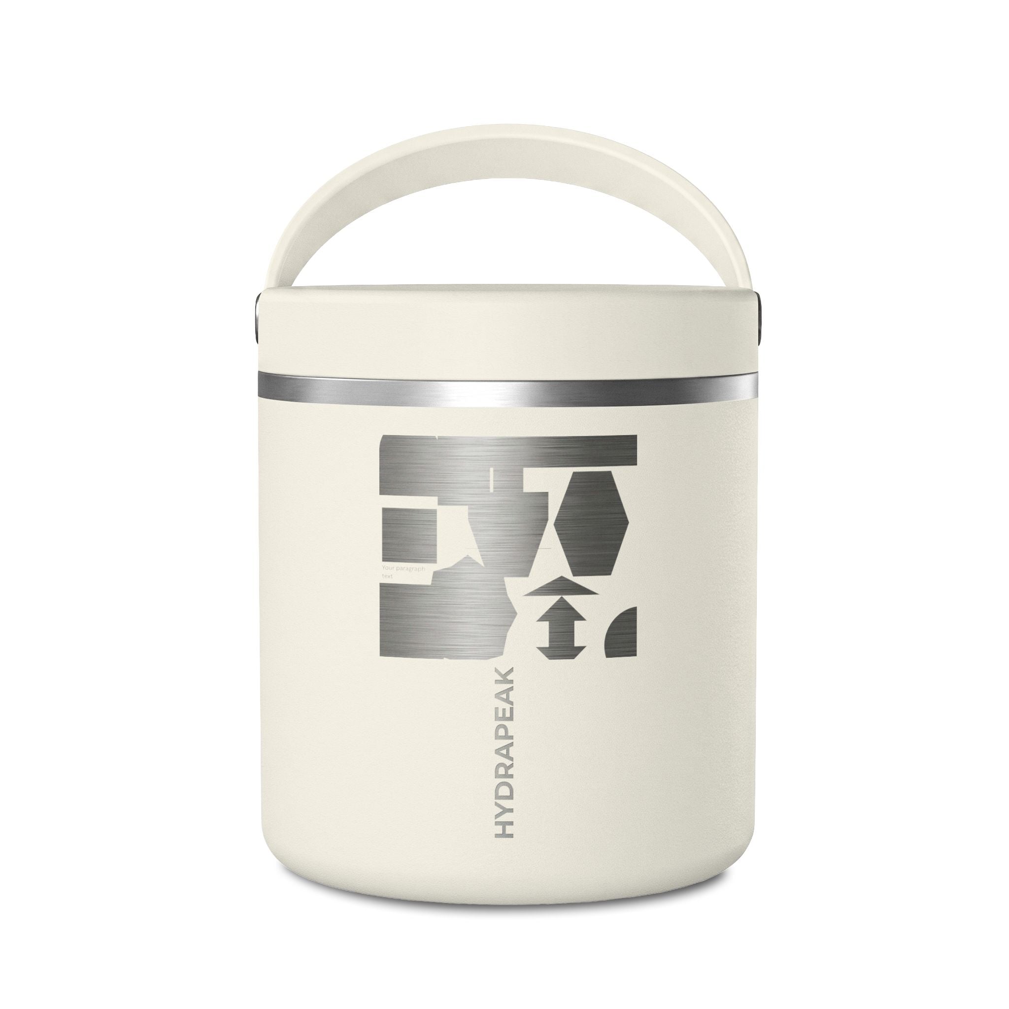 Insulated 25oz Food Jar — Stainless Logo Thermal Thermos for Lunch & Outdoors