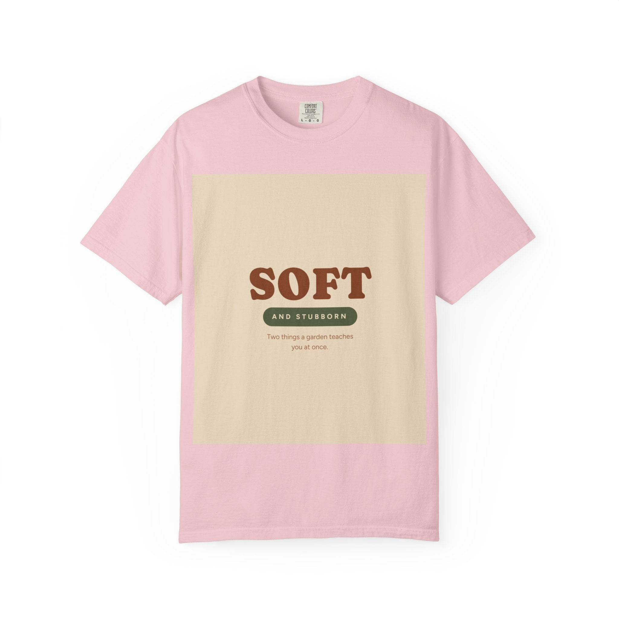 Soft and Stubborn T-Shirt — Retro Cream Graphic Tee