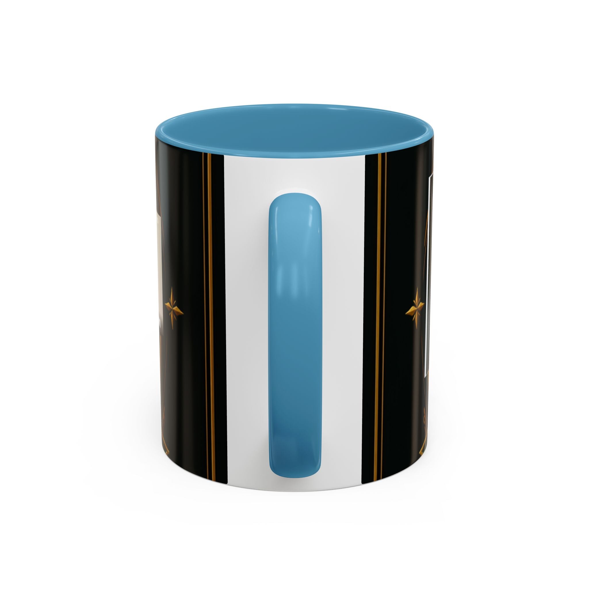 Certified Collector Accent Coffee Mug — Portrait Emblem Design (11/15 oz)