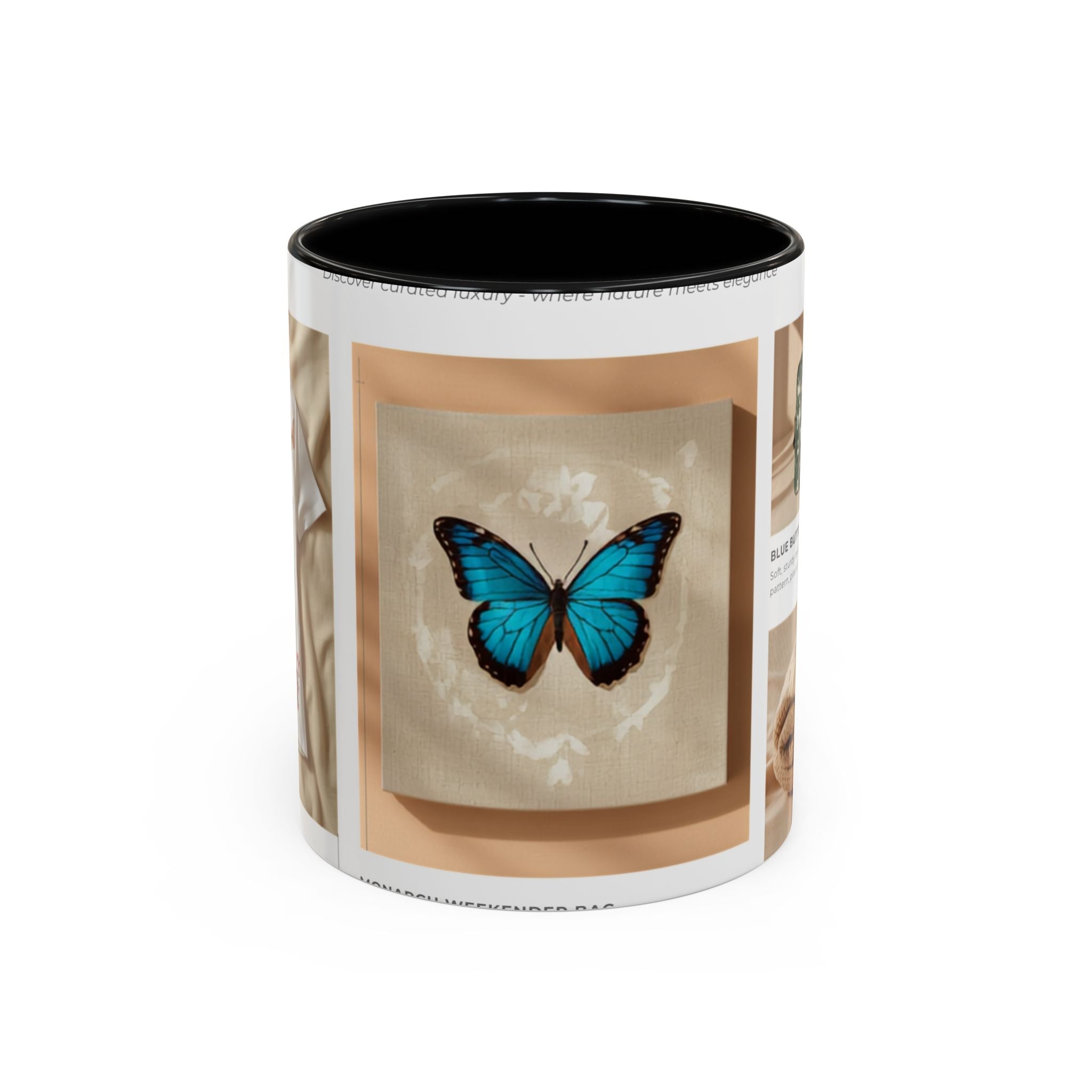 Butterfly accent coffee mug for Cozy Gifts collection