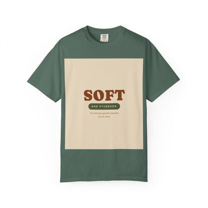 Soft and Stubborn T-Shirt — Retro Cream Graphic Tee