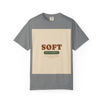 Soft and Stubborn T-Shirt — Retro Cream Graphic Tee