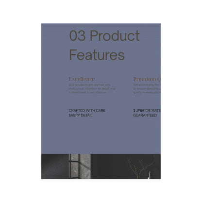 Garden Flag — Minimalist "03 Product Features" Decorative Garden &amp; House Banner