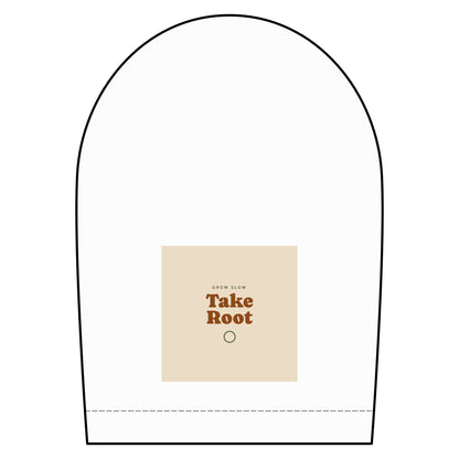 Short Sleeve Oxford Shirt — "Take Root" Minimalist Chest Graphic