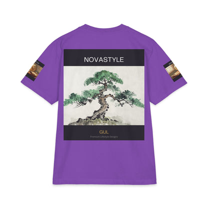 T-Shirt — NOVASTYLE Colorful Mandala &amp; Bonsai Graphic Tee