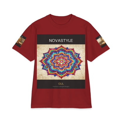 T-Shirt — NOVASTYLE Colorful Mandala &amp; Bonsai Graphic Tee
