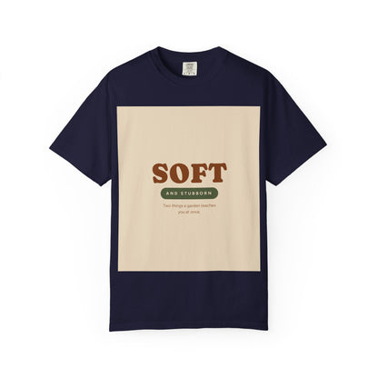 Soft and Stubborn T-Shirt — Retro Cream Graphic Tee
