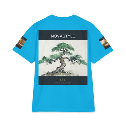 T-Shirt — NOVASTYLE Colorful Mandala &amp; Bonsai Graphic Tee