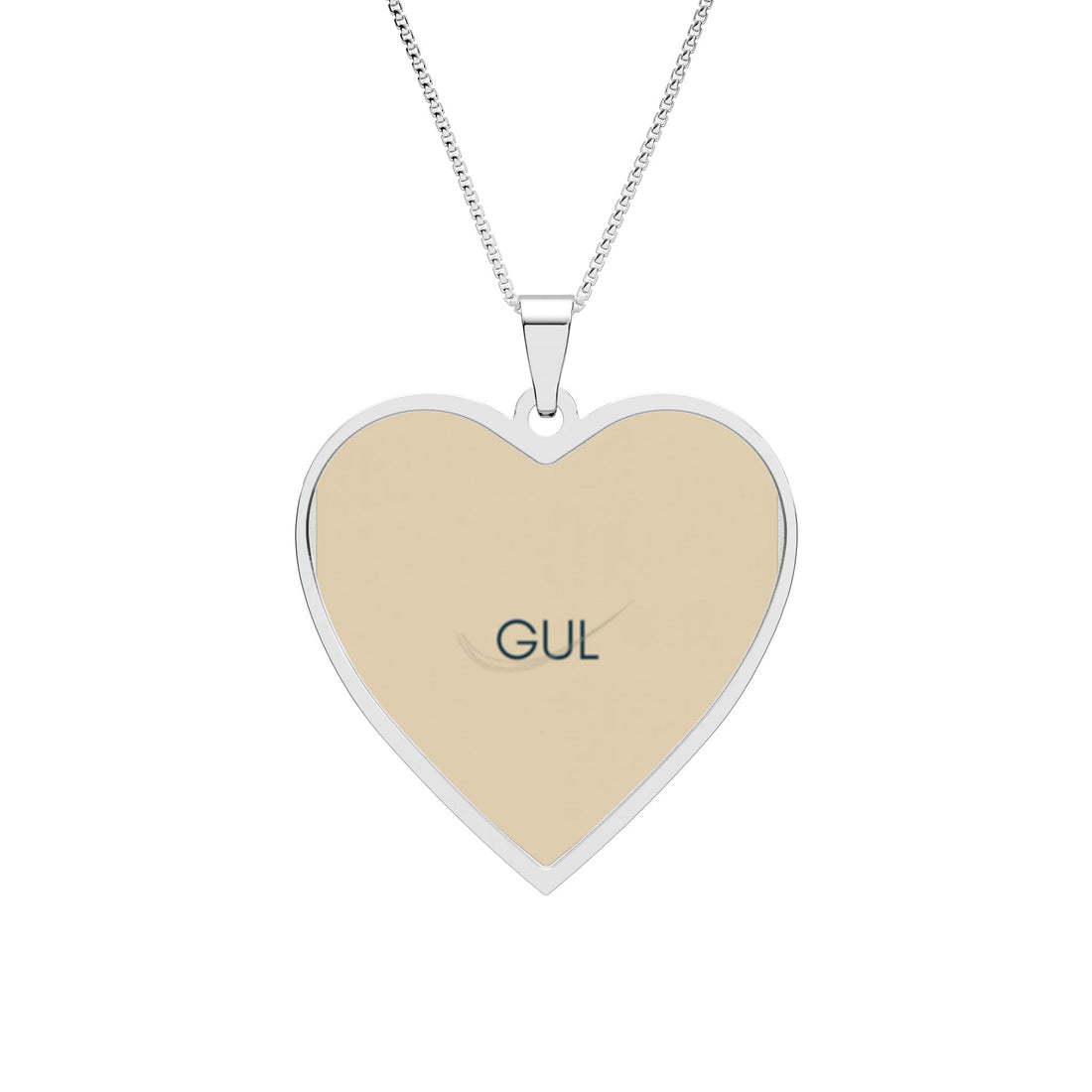 Heart Photo Pendant Necklace — Personalized Heart Frame Locket for Women, Memorial &amp; Gift