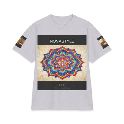 T-Shirt — NOVASTYLE Colorful Mandala &amp; Bonsai Graphic Tee