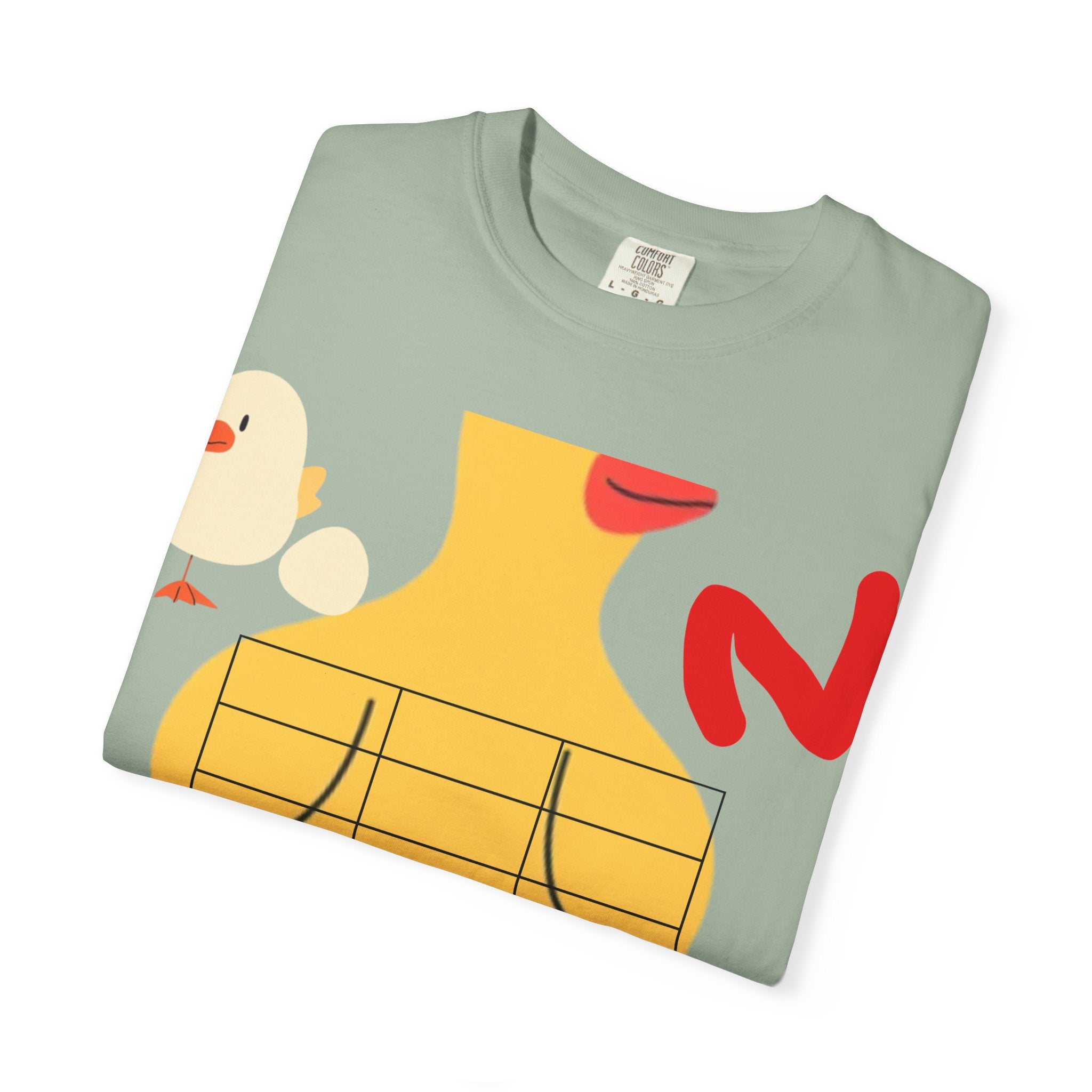 Graphic T-Shirt — Playful Koi &amp; Vase Collage Tee (OVASTYLE Brand)