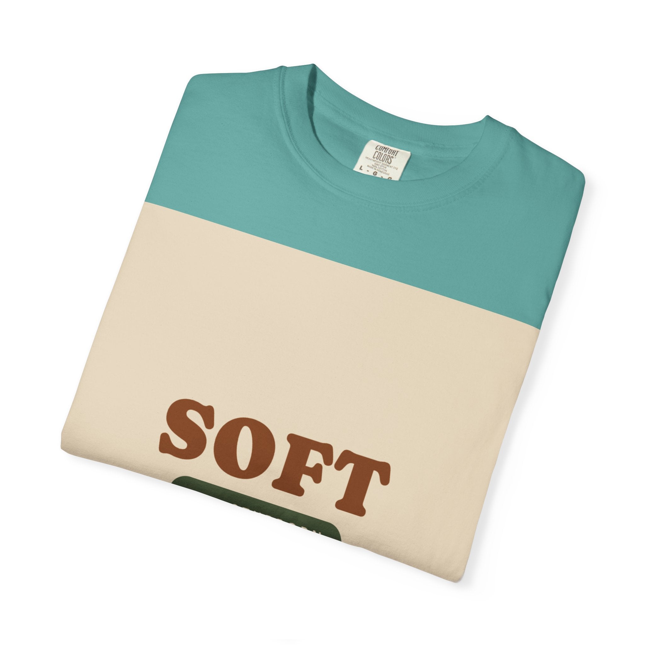 Soft and Stubborn T-Shirt — Retro Cream Graphic Tee