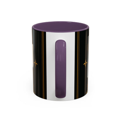 Certified Collector Accent Coffee Mug — Portrait Emblem Design (11/15 oz)