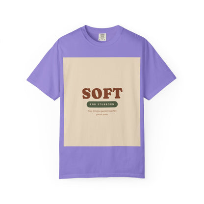 Soft and Stubborn T-Shirt — Retro Cream Graphic Tee