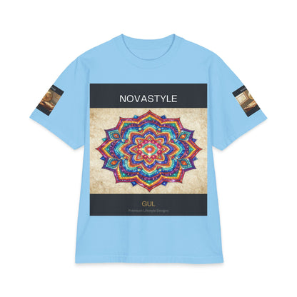 T-Shirt — NOVASTYLE Colorful Mandala &amp; Bonsai Graphic Tee