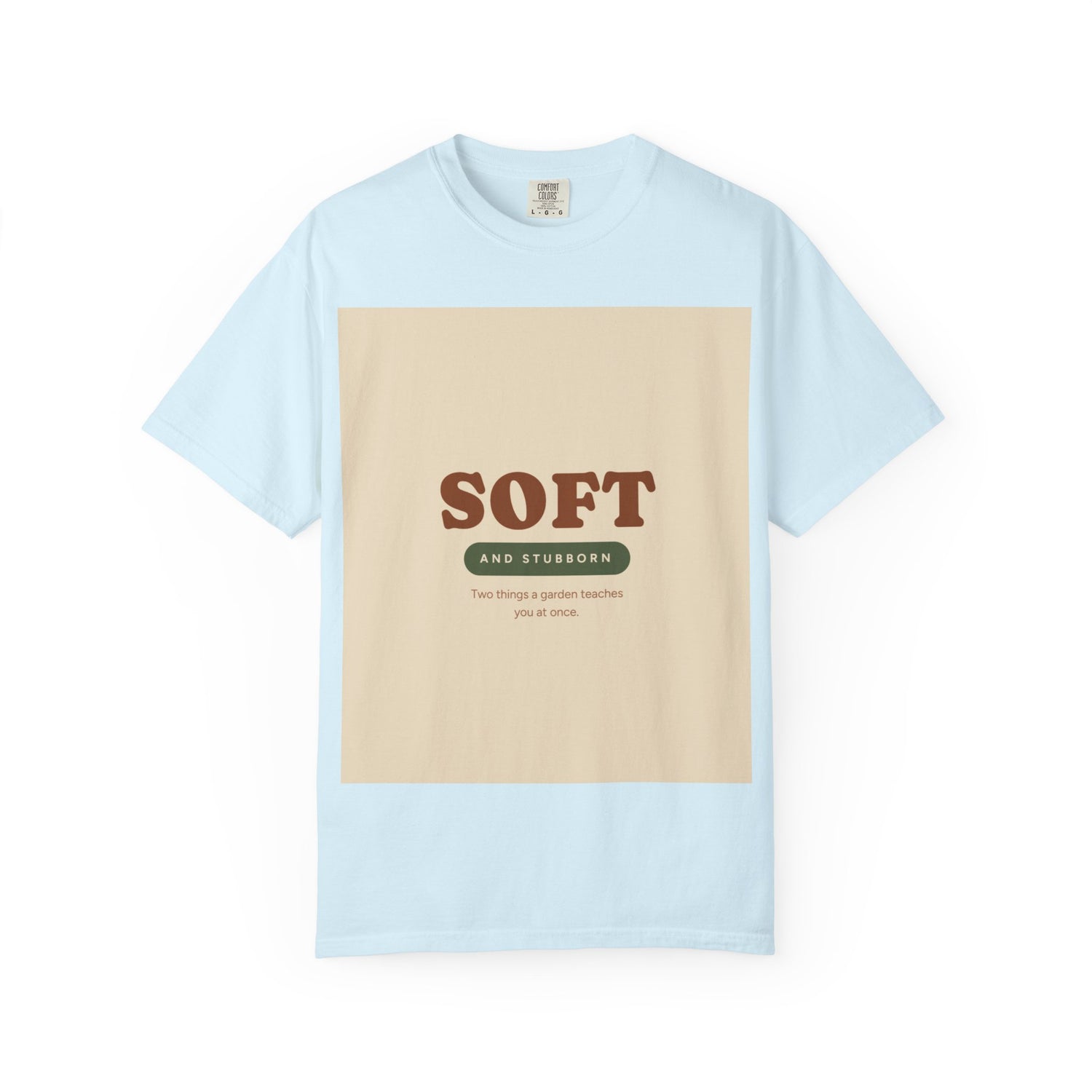 Soft and Stubborn T-Shirt — Retro Cream Graphic Tee