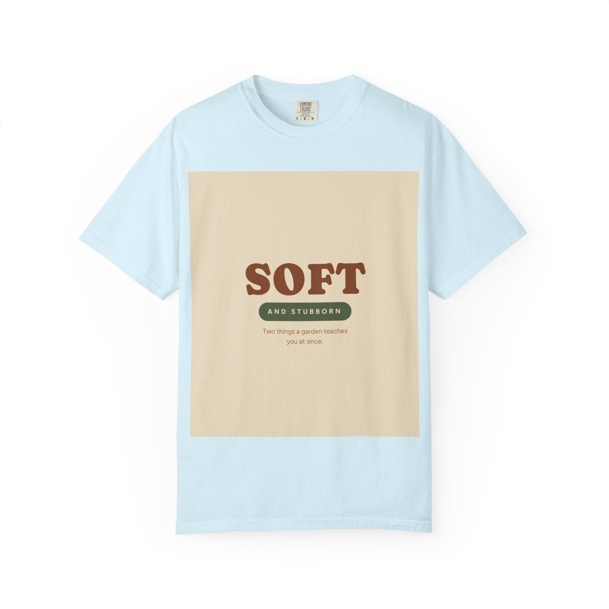 Soft and Stubborn T-Shirt — Retro Cream Graphic Tee