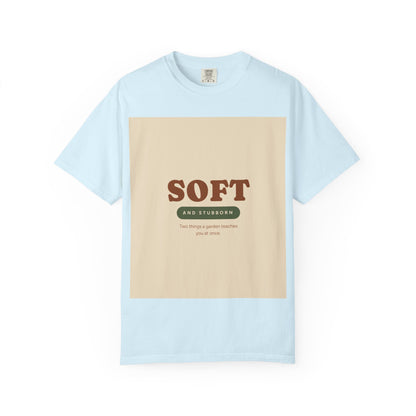 Soft and Stubborn T-Shirt — Retro Cream Graphic Tee