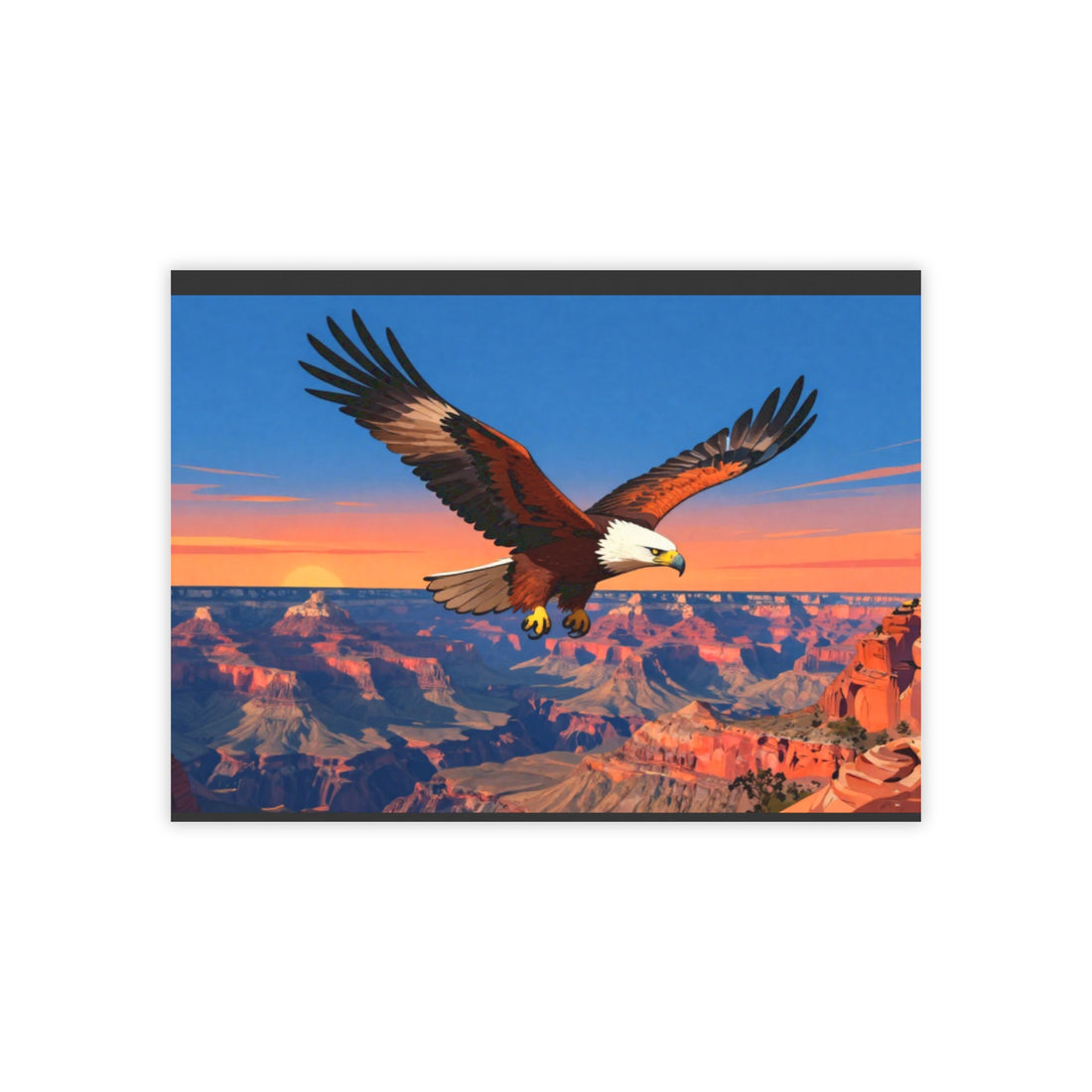 Eagle Sunset Post-it Note Pad — NOVASTYLE Scenic Sticky Notes
