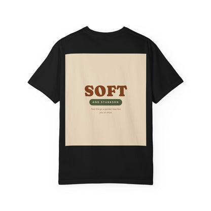 Soft and Stubborn T-Shirt — Retro Cream Graphic Tee