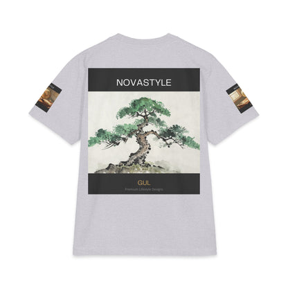 T-Shirt — NOVASTYLE Colorful Mandala &amp; Bonsai Graphic Tee