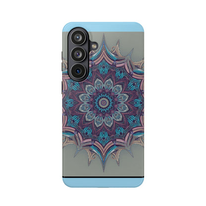 Phone Case — Blue Purple Mandala Magnetic Impact-Resistant Case