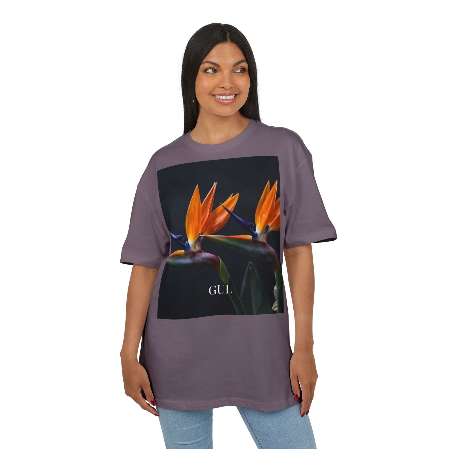 Bird of Paradise Photo Tee — Floral &amp; Nightscape Graphic