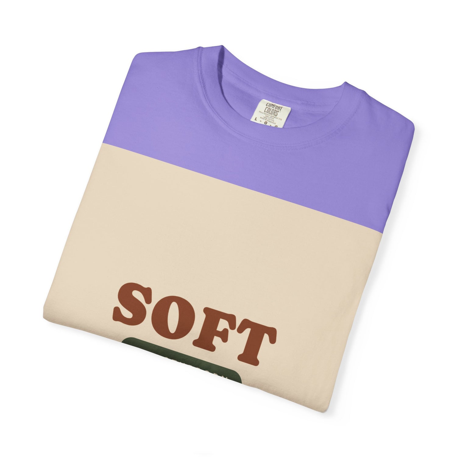 Soft and Stubborn T-Shirt — Retro Cream Graphic Tee