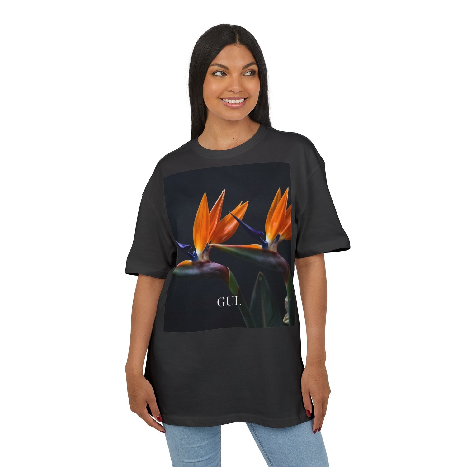 Bird of Paradise Photo Tee — Floral &amp; Nightscape Graphic