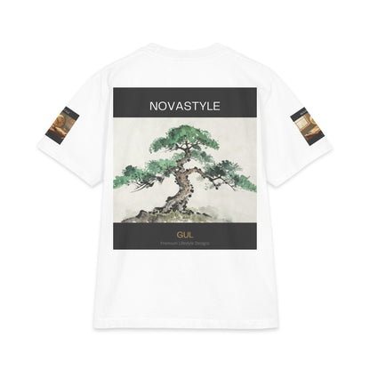 T-Shirt — NOVASTYLE Colorful Mandala &amp; Bonsai Graphic Tee