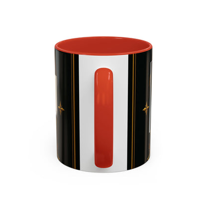 Certified Collector Accent Coffee Mug — Portrait Emblem Design (11/15 oz)