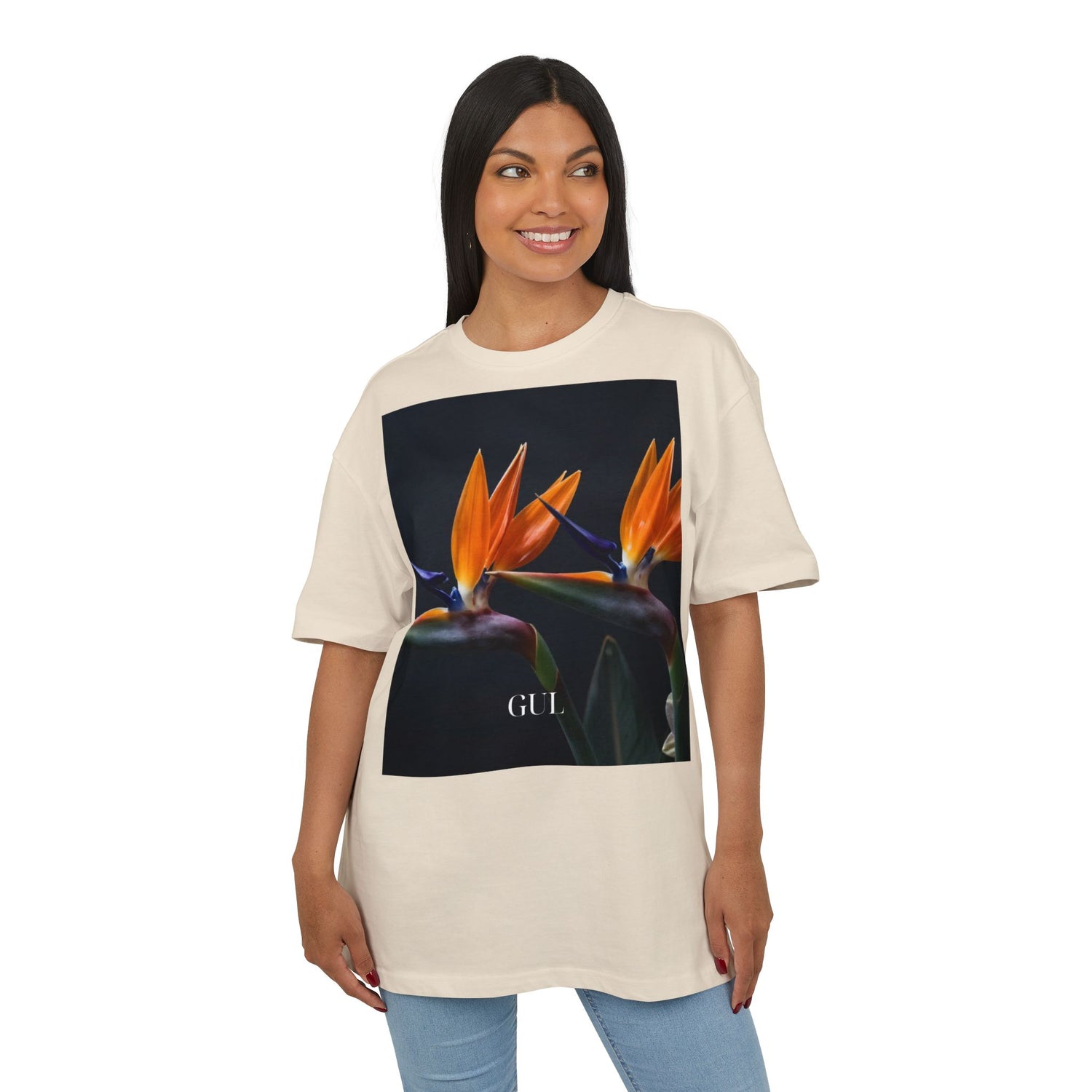 Bird of Paradise Photo Tee — Floral &amp; Nightscape Graphic