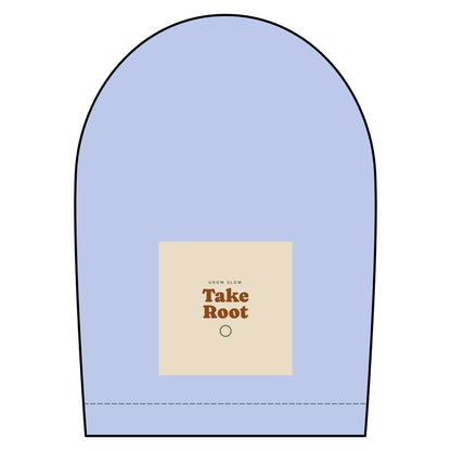 Short Sleeve Oxford Shirt — "Take Root" Minimalist Chest Graphic