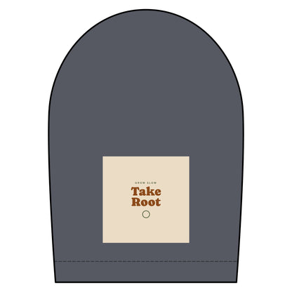 Short Sleeve Oxford Shirt — "Take Root" Minimalist Chest Graphic