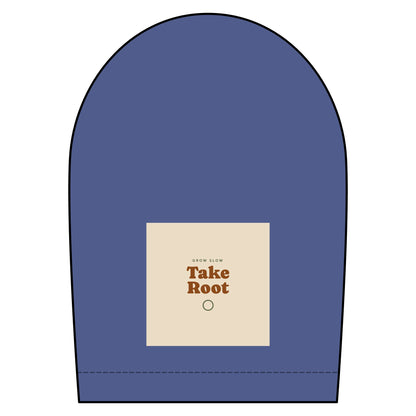 Short Sleeve Oxford Shirt — "Take Root" Minimalist Chest Graphic