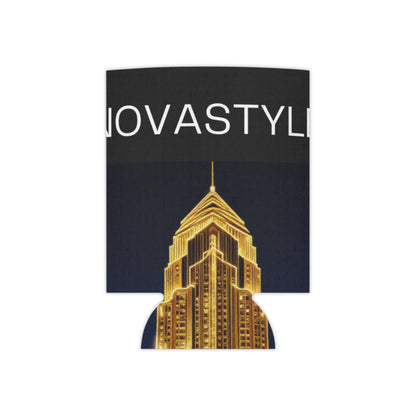 Gold City Skyline Can Cooler — NOVASTYLE GUL Design