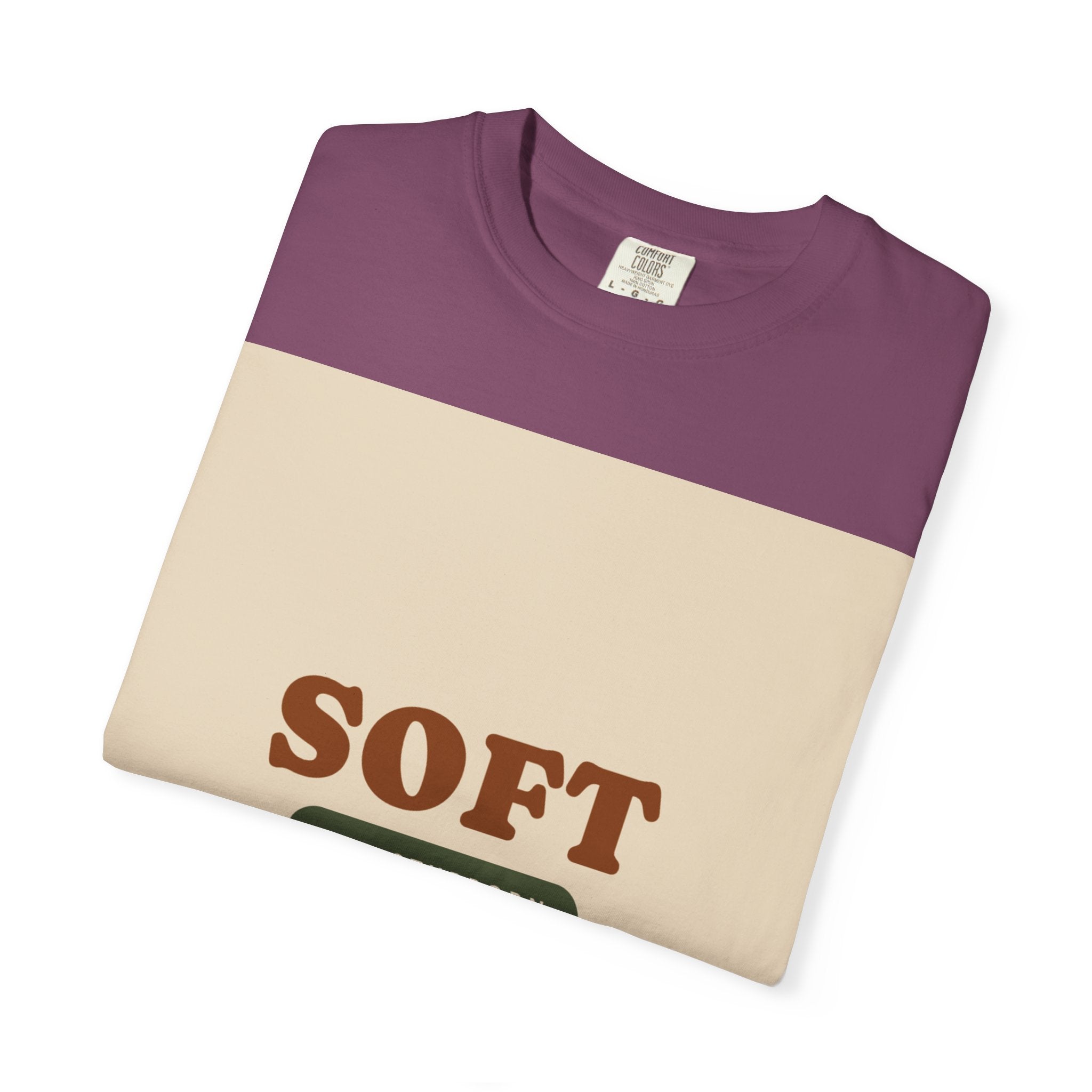 Soft and Stubborn T-Shirt — Retro Cream Graphic Tee