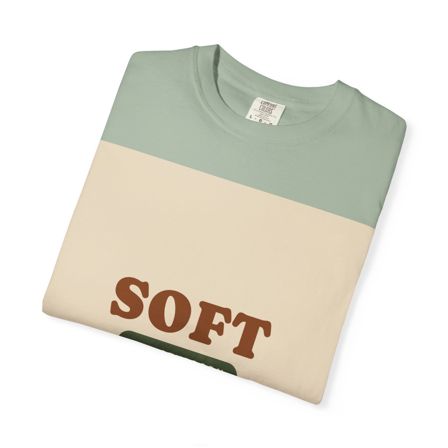 Soft and Stubborn T-Shirt — Retro Cream Graphic Tee