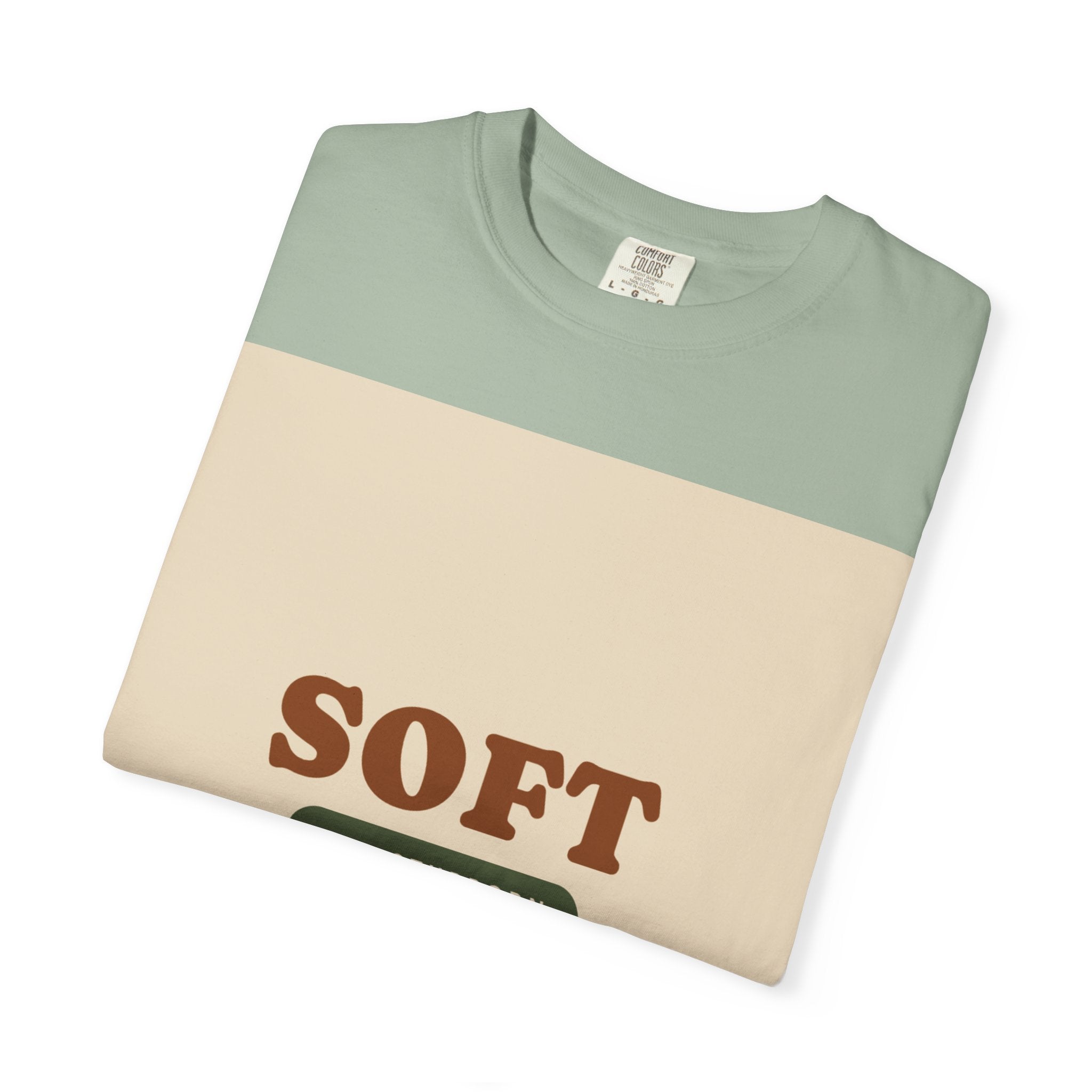 Soft and Stubborn T-Shirt — Retro Cream Graphic Tee