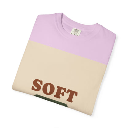 Soft and Stubborn T-Shirt — Retro Cream Graphic Tee