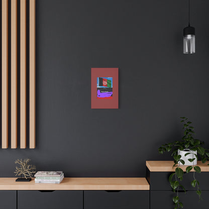 Afghan Flag Matte Canvas Print — Stretched 1.25" Wall Art