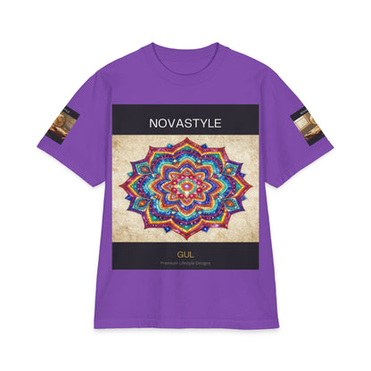 T-Shirt — NOVASTYLE Colorful Mandala &amp; Bonsai Graphic Tee