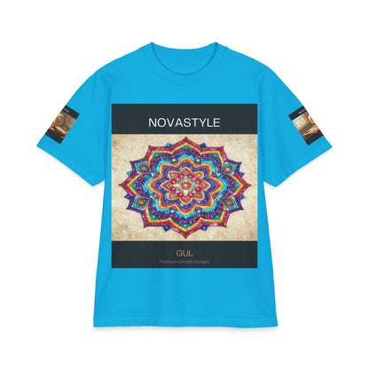 T-Shirt — NOVASTYLE Colorful Mandala &amp; Bonsai Graphic Tee