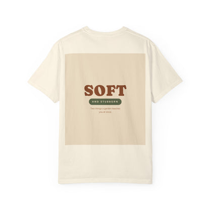 Soft and Stubborn T-Shirt — Retro Cream Graphic Tee