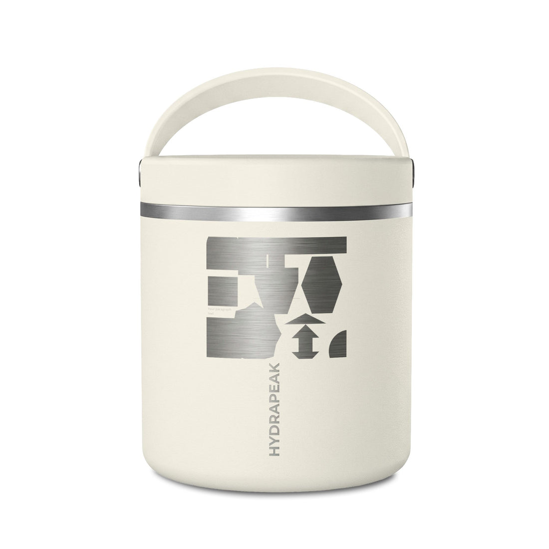 Insulated 25oz Food Jar — Stainless Logo Thermal Thermos for Lunch &amp; Outdoors